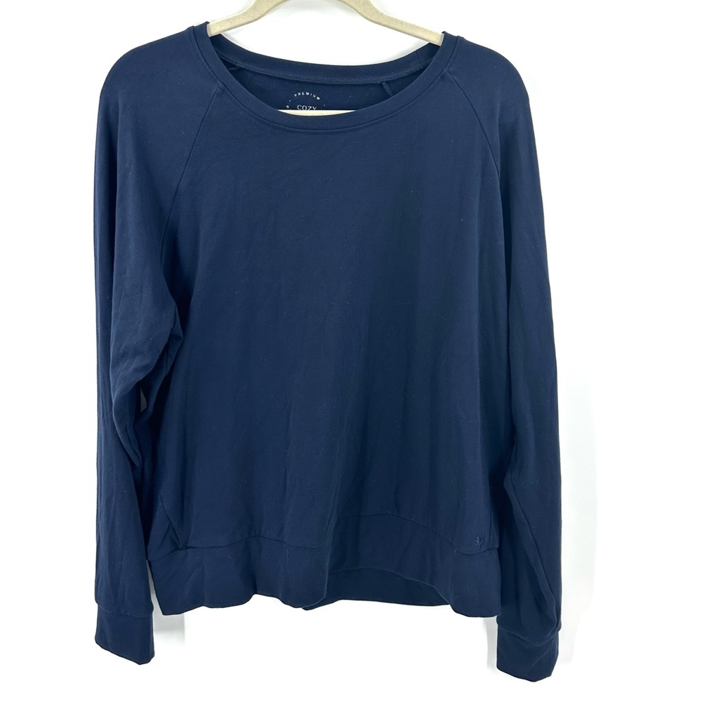 Cozy Earth Bamboo Sweatshirt Womens XL Soft Lounge Comfy Stretch Minimalist - Picture 9 of 9